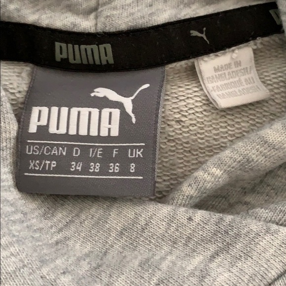 grey puma hoodie - Picture 2 of 4